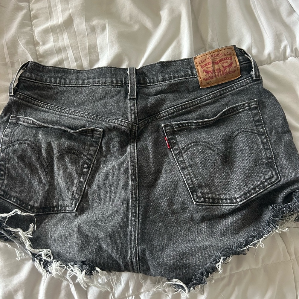 Levi's Women's Black Denim Shorts